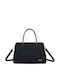 Gallantry Cambridge Women's Handbag Rigid Handle Removable Shoulder Strap Black