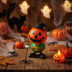 Halloween Pumpkin 7x5x4 Cm Fun Toy Battery-free Orange Plastic