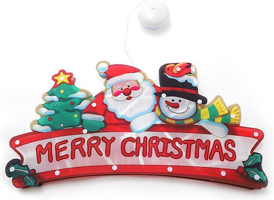 Alista Home Christmas Window Decoration Merry Christmas Leds 24 Cm Warm White