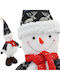 Dekorative SNowman 50cm Grau Silber