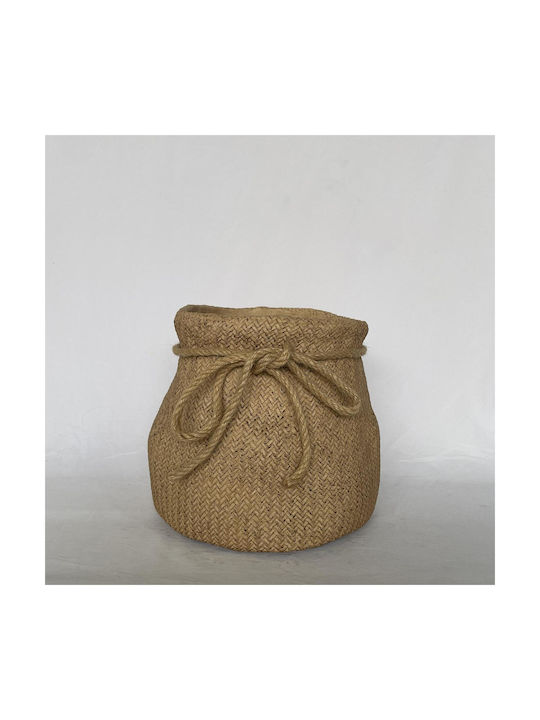 Supergreens Cordia Γλάστρα Τσιμεντένια Καφέ 29x29x28εκ.
