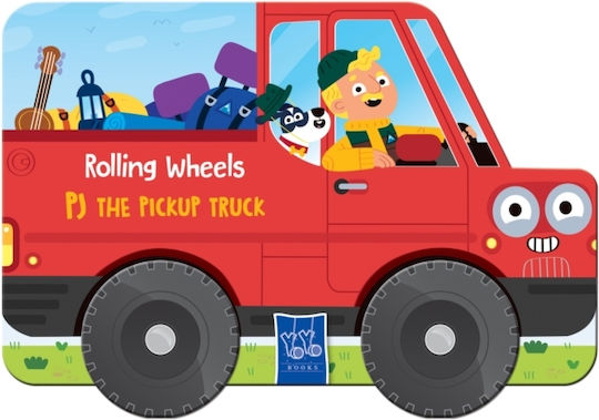 Pick-up Truck (rolling Wheels) - Yoyo Books - Board Book