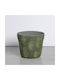 Supergreens Mossy Γλάστρα Τσιμεντένια Πράσινη 22.5x22.5x20.5εκ.