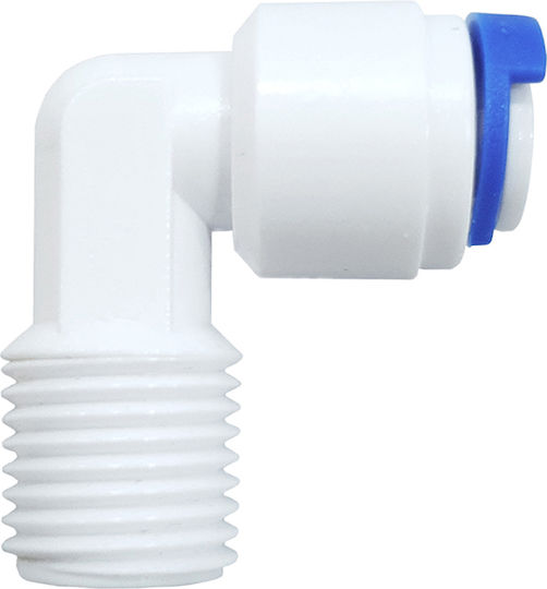 QWaterFilters In-Line Quick-1/4" NPT-1/4" Γωνία για Φίλτρα Νερού NW.0170