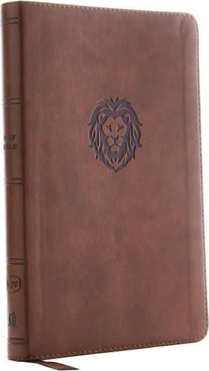Kjv Holy Bible: Thinline Youth Edition, Brown Leathersoft, Red Letter, Comfort Print: King James Version - Thomas Nelson Publishers - Leather / Fine Binding