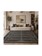 Shaggy Geometric Covor Rectangular Antracit/crem 240x300cm