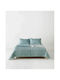 Kentia Evanthia Tagesdecken Set Mikrofaser Mintgrün 160x220cm 2Stücke
