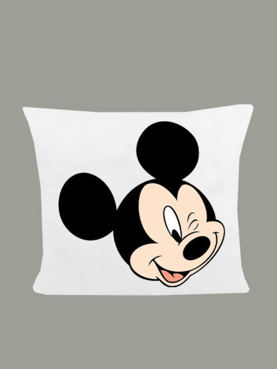 Perna Dimensiune 40x40cm Mickey Mouse Alb