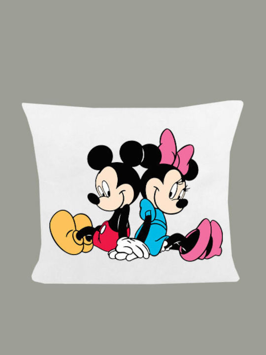 Perna Dimensiune 40x40cm Mickey Mouse Alb