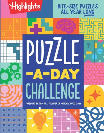 Puzzle-a-day Challenge: Bite-size Puzzles All Year Long - Highlights Press - Paperback / Softback