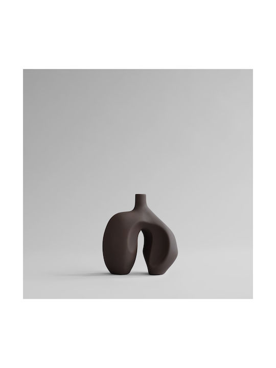 101 Copenhagen Decorative Ceramic Vase Ni Mini Brown 26x22xH30cm