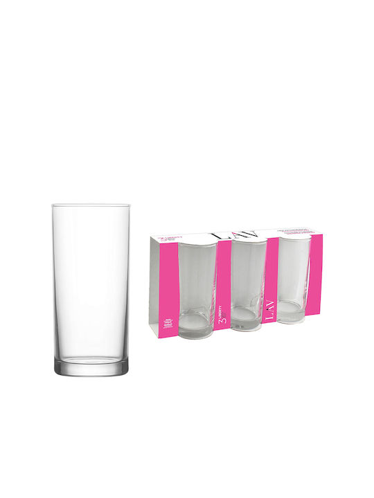 ArteLibre Liberty Set Cocktail/Drinking Glasses Glass 3 Pieces