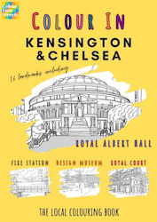 Kensington & Chelsea Colouring Book A4 Colour Your Streets Paperback Softback
