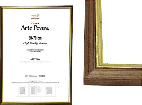 ArteLibre Κορνίζα Τοίχου Ξύλινη 50x70