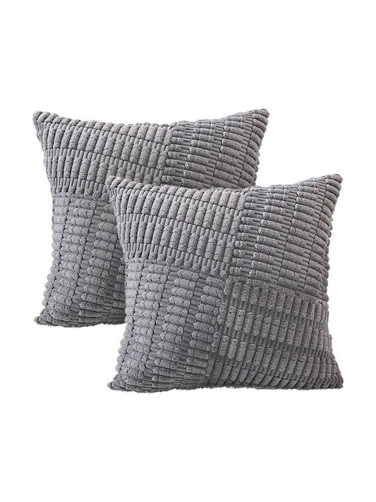 Artoid Mode Διακοσμητική Μαξιλαροθήκη Gray 45x45εκ.