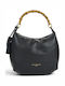 Leather Women's Shoulder Bag Black