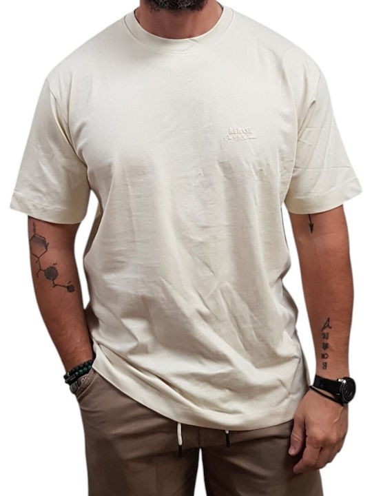 Rebase Bluza Tricou Cu Mânecă Scurtă Crem