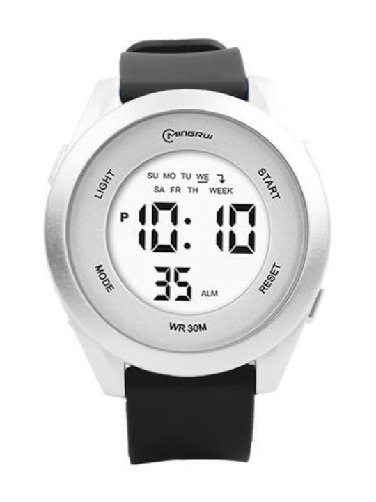 Mingrui Παιδικό Ψηφιακό Ρολόι 44mm Μαύρο