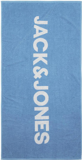 Jack & Jones Beach Towel Cotton Light Blue