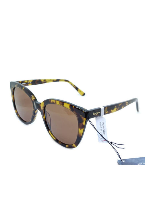 Pepe Jeans Pj7476 Women's Sunglasses With Brown Frame And Brown Lens PJ7476-119