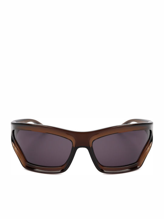 Loewe Unisex Sunglasses with Brown Frame and Gray Lens