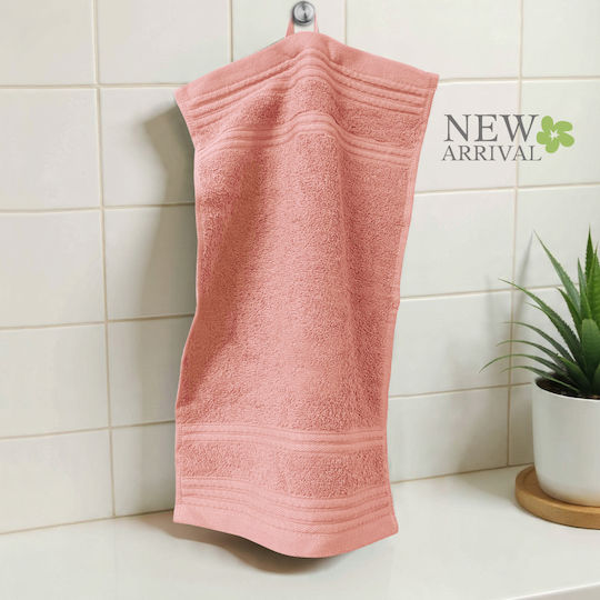 Cosy Life Soft Line Hand Towel 30x50cm Salmon Weight 500gsm