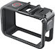 Θήκη Κάμερας Amagisn Pc Υλικό Dji Action 5 Pro 4 3 Γρήγορη Απελευθέρωση Κάθετη Οριζόντια Στήριξη Λήψης Βάση Κρύο Πέδιλο Σπείρωμα 1/4 Ίντσας Μαύρο