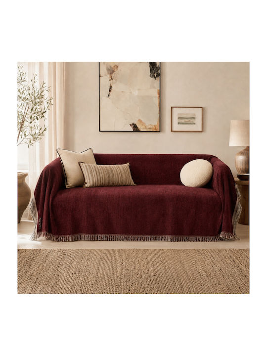 My Home Luxury Sofa Throw 2 Seater Jacquard 180...