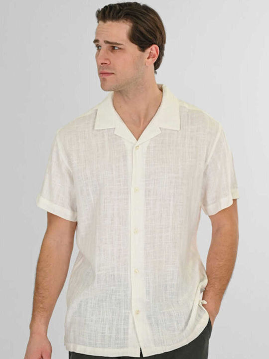 Rebase Short Sleeve Shirt Ecru