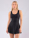 Sommer Mini Damenkleid Schwarz