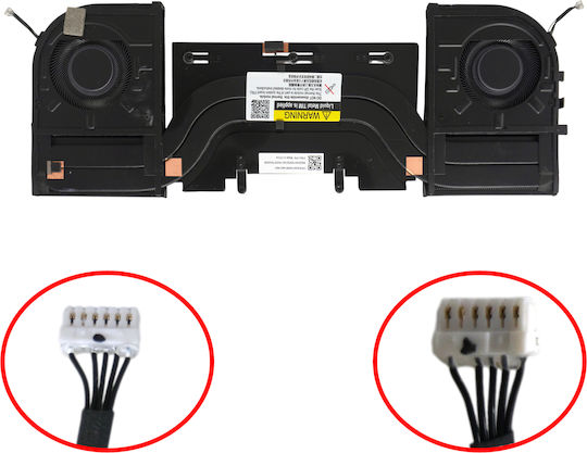 Laptop Fan Cpu Gpu Cooling Fan Heatsink Lenovo Thinkpad P1 Gen7 21kv 21kw 5h41n50921 5h41n50922 5h41n50923 5h41n50919 5h41n50920 5h41n50918 B7108bfhnf2300tn B7108bfhsf2300tn 6pin Code 81756