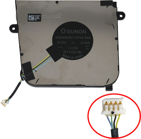 Laptop Fan Cpu Cooling Fan Dell Latitude 14 5450 P165g 5440 Precision 3490 Eg50050s1-cp10-s9a 08073v Cn-08073v 8073v 4pin Code 81744