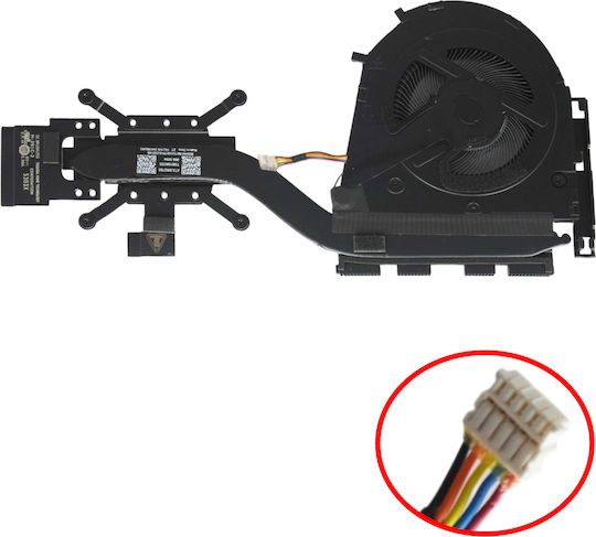 Laptop Fan CPU Cooling Fan Heatsink Lenovo Thinkpad T14s Gen6 21r1 21r2 5h41r03455 5h41r03453 5h41r03454 5pin Code 81739