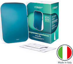 Vitammy Air Pa500 Purificator De Aer Ionizant Filtru Hepa 1 Capacitate De Purificare A Aerului Până La 99,9% 2 Viteze Fabricat În Italia
