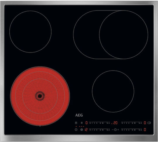 AEG Κεραμική Εστία με Πλαίσιο Αυτόνομη 57.6x51.6εκ.