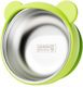 Children's Metal Food Bowl Green