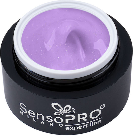 Експертен Линия Гел За Нокти Nail Construction Sensopro Milano Shimmer Лилав 15мл