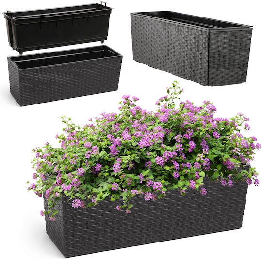 Kadax Ζαρντινιέρα Black 56x56εκ.