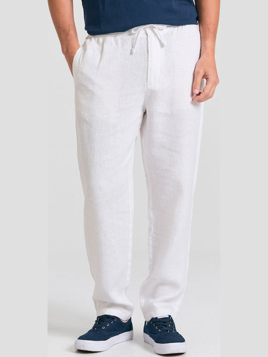 Funky Buddha Παντελόνι Chino Λευκό