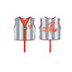 Swim Essentials Σωσίβιο Γιλέκο Κολύμβησης Ιμάντα Ασφαλείας Παιδιά 2-3 Ετών "catch Day"
