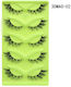 5 Pairs Set Green Fox Eye Type Voluminous Realistic Fox Eye Shape False Lashes Specifications 3dmao-02