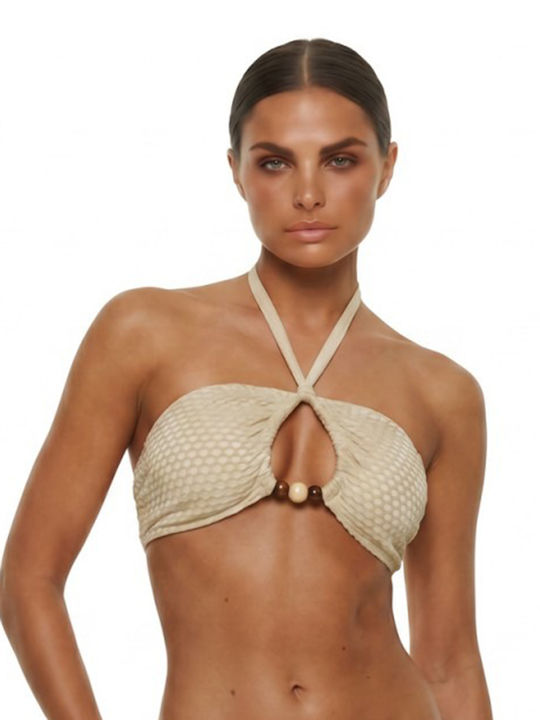 Bluepoint Top Bikini Fără Bretele Bej