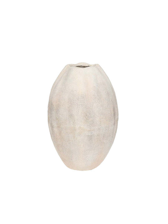 Liberta Decorative Vase Thetis Beige 28x28xH43cm