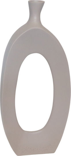 Liberta InTheBox Decoratives Vasen Aluminium Ella Ecru 18x6xH42cm
