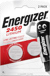 Energizer Батерии Литий За Часовници CR2450 3V 2бр