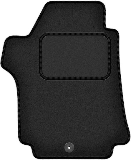 Velour Auto Fußmatten Hyundai H1 II Van 2007-2021 Schwarz