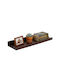 Wall Shelf Dark Walnut 50x15x5cm