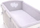 Bobono Standard Inside Gray Crib Bumper