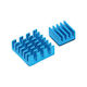 9x9x5mm Aluminum Heatsinks Light Blue