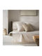Gofis Home Clover Ριχτάρι Πολυθρόνας Πλεκτό 180x180εκ. Silver Grey